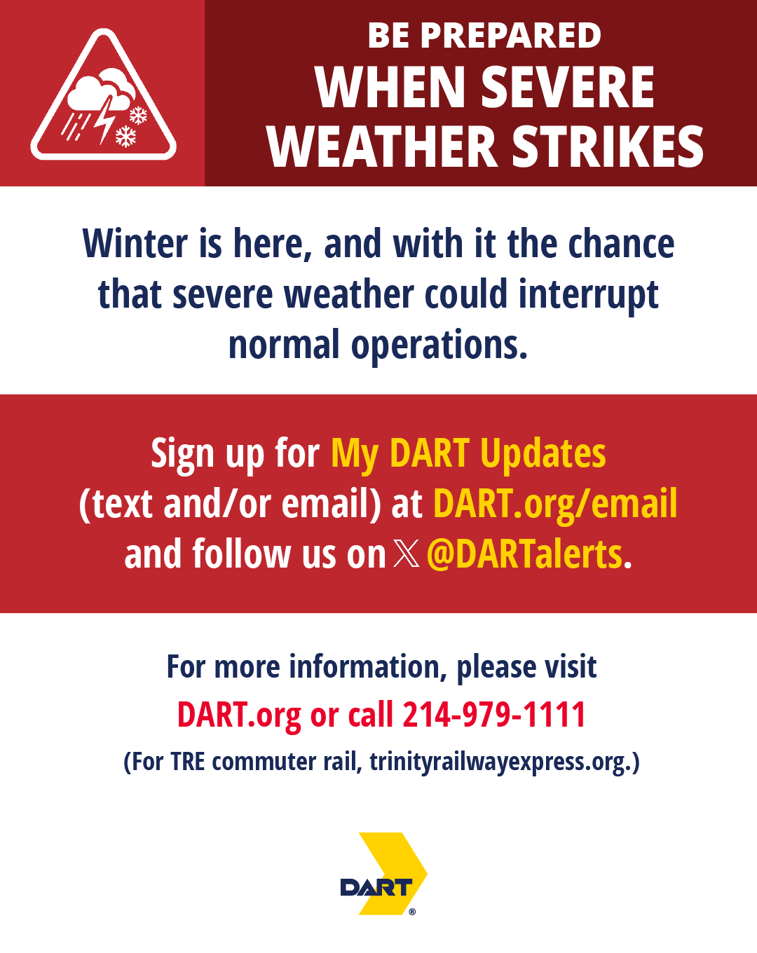 Be Prepare When Severe Weather Strikes 